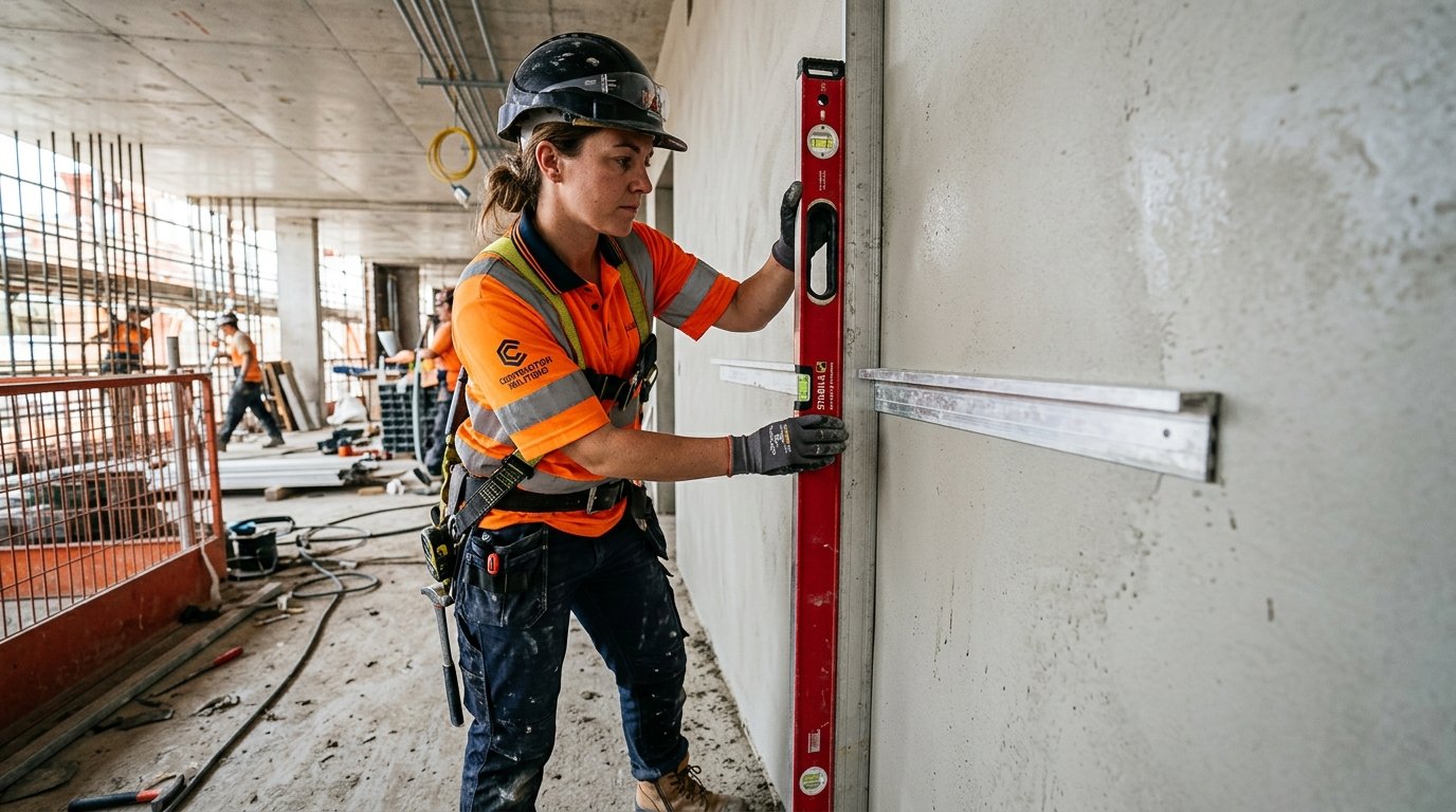 Quality wall testing and precision surface level inspection for interior works